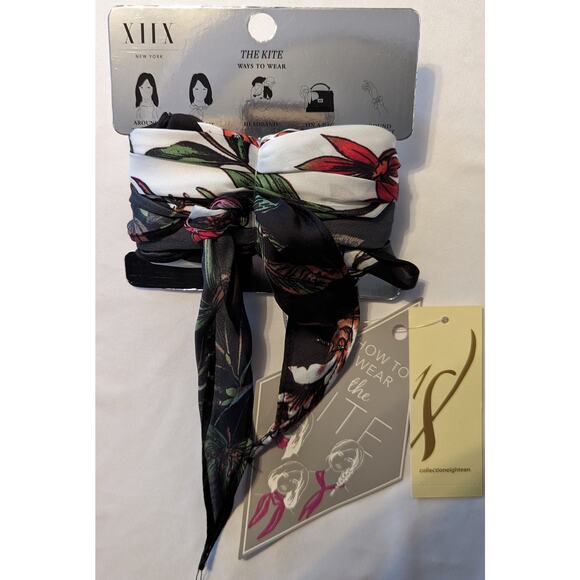 The Kite Headwrap Tie Scarf Floral Headband - Picture 7 of 7